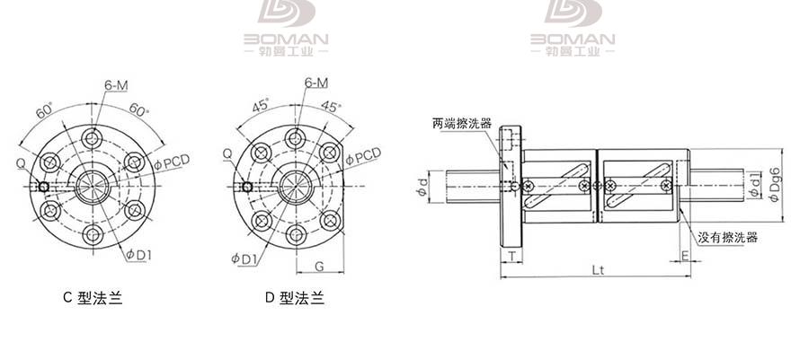 KURODA GR7020FD-DAPR 黑田精工丝杆规格说明